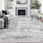 9x12 Area Rugs for Living Room Rug Washable: Abstract Large Rug for Dining Room by Aelenmu
