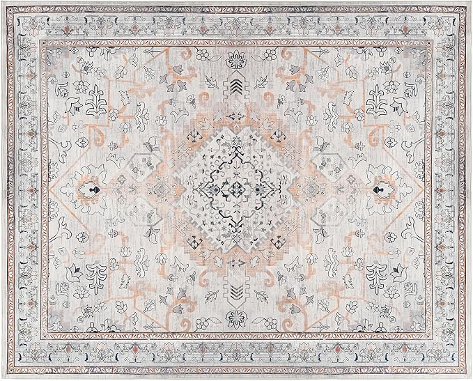 HOOBRO Washable Rug 8 x 10 Area Rugs - Image 9