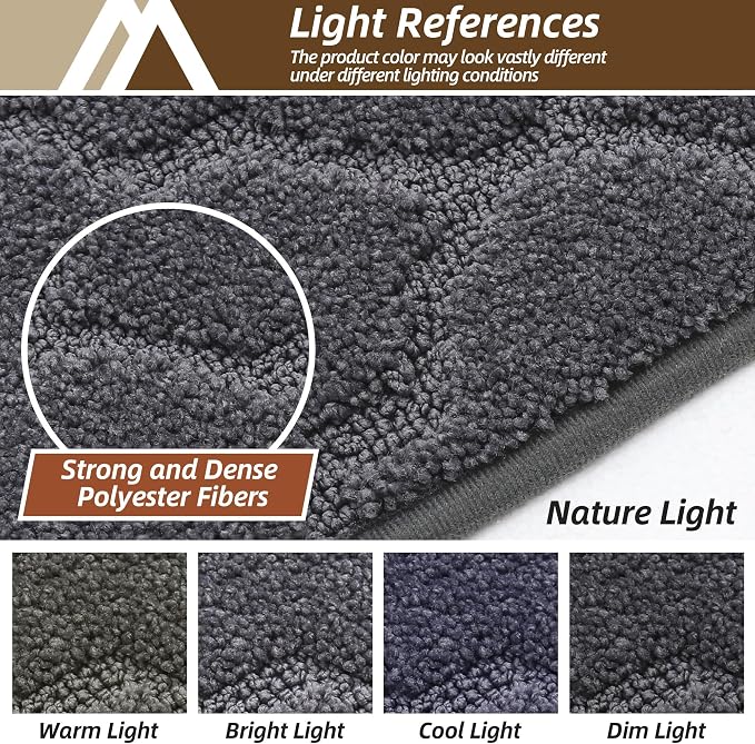COSY HOMEER Kitchen Rugs 32"x48" Non-Slip Washable Kitchen Mats - Image 8