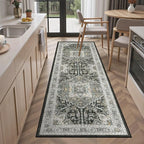 Madane Washable Kitchen Runner Rug 2x6, Ultra-Thin Non-Slip Hallway Runner - Image 2