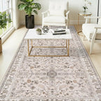 4x8 Rug Washable for Entryway Kitchen – Non-Slip Rubber Backed Area Rug for - Image 3