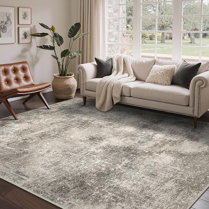 BEIMO Area Rugs 6x9 for Living Room Bedroom, Modern Abstract Machine Washable by BEIMO