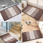 Kitinjoy Indoor Outdoor Door Mat, 50x30 Non-Slip Absorbent Dirt Trapper - Image 6