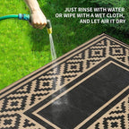 Outdoor Patio Plastic Straw Rug - Image 4