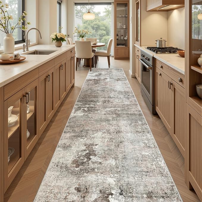 Soalmost Runner Rug 2x12 Washable Non-Slip Hallway Runner Rugs - Image 2