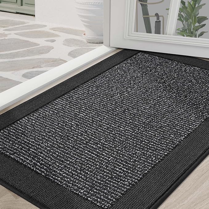 BEQHAUSE Indoor Door Mat 36" x 60", Dirt Trapper Door Mats Non-Slip Entryway by BEQHAUSE