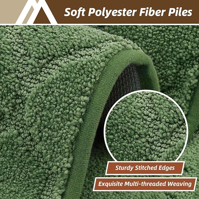 COSY HOMEER Kitchen Rugs 20" x 32" Washable Non Slip Kitchen Mats - Image 4