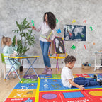 KC Cubs: Educational Rug: ABC Alphabet, Numbers & Shapes - Image 2