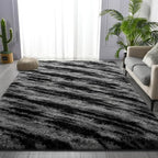 Deerhoo Large Shag Area Rugs 8 x 10, Tie-Dyed Plush Fuzzy Rugs - Image 7