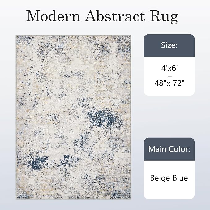 4x6 Washable Area Rugs - Image 9