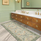 Hazo Haus Boho Long Bathroom Runner Rug 2x6 - Image 3