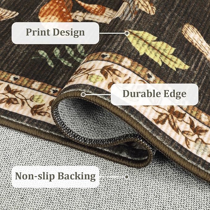 4x6 Rug Non-Slip Washable Carpet - Image 6