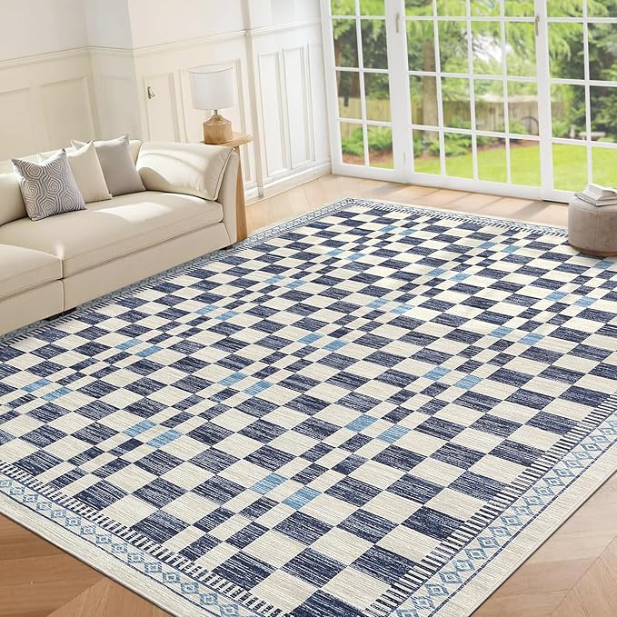 GarveeHome Area Rug 8x10 for Dining Bedroom Machine Washable Easy-Clean Rugs by GarveeHome