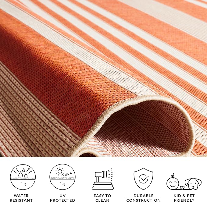 SAFAVIEH Washable Rug Outdoor Courtyard Collection - Image 7