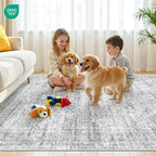 5x7 Area Rugs, Ultra-Thin Washable Rugs - Image 9