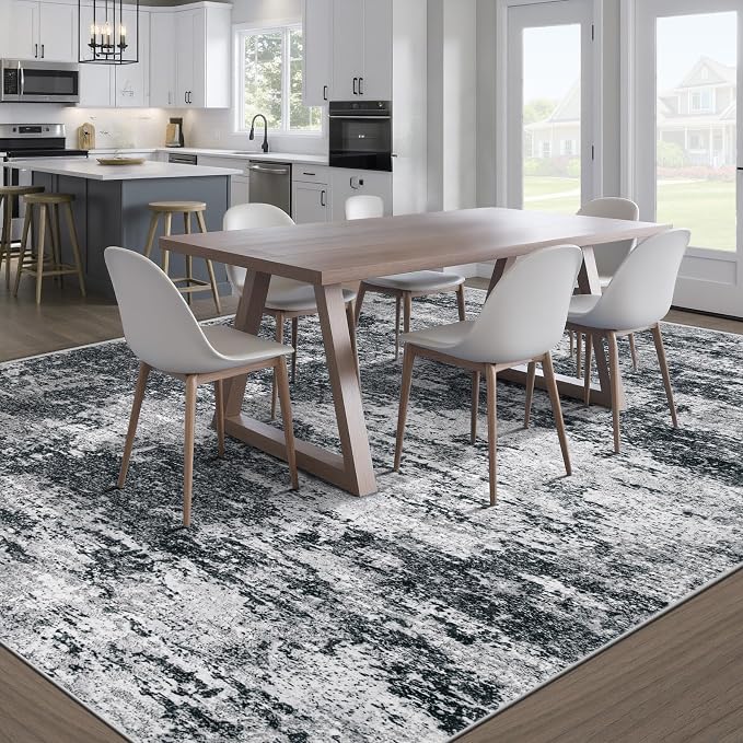 pmtsns Area Rugs 8x10 for Living Room: Washable Rug Modern Abstract Neutral - Image 7