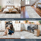 Runner Rug 2x8 Washable Hallway: Non Slip Kitchen Runners - Image 4