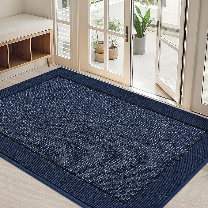 BEQHAUSE Indoor Door Mat 32" x 48", Dirt Trapper Door Mats Non-Slip Entryway by BEQHAUSE