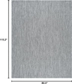 SAFAVIEH Outdoor Area Rug 6'7"x9'6" - Image 3