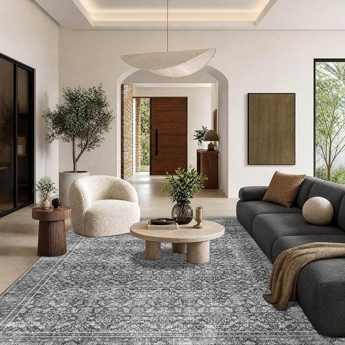 Latte&Fog Area Rug for Living Room and Bedroom - Image 2