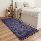 YJ.GWL Fluffy Runner Rugs for Bedroom Living Room Soft Shag Rug 2x6 Feet - Image 2
