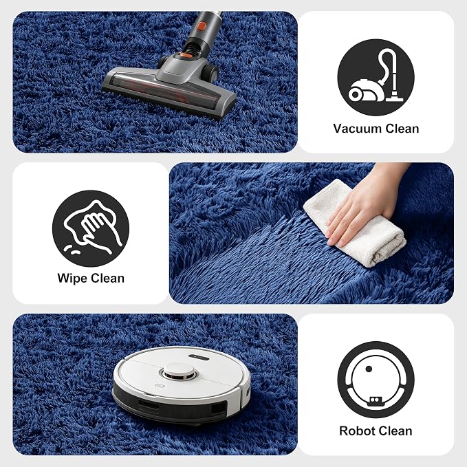 Shag Area Rugs for Bedroom Living Room, 4X6 Ultra Soft Fluffy Area Rugs for Dorm - Image 6