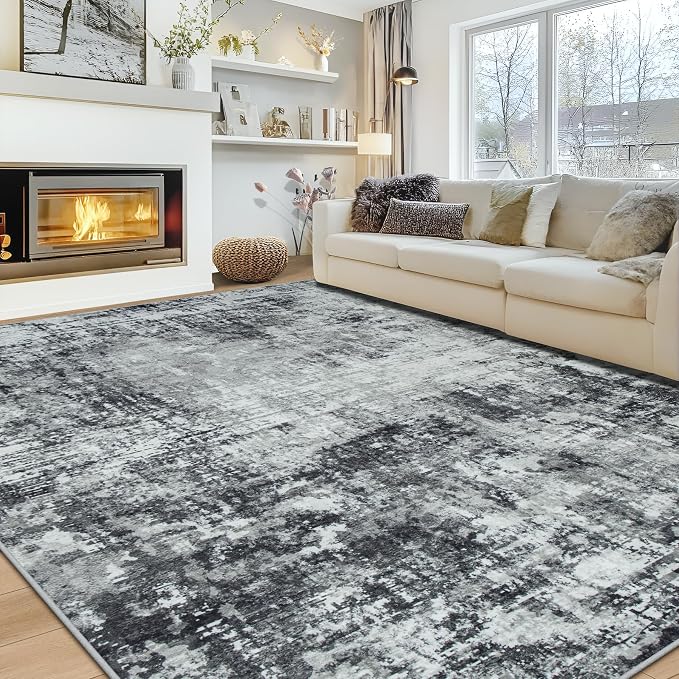 8x10 Area Rugs for Living Room Rug Washable: Modern Large Rug for Dining Room by Aelenmu