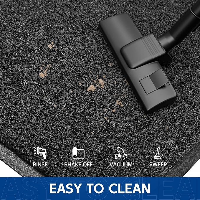 Sturdy Front Door Mat, Fade Resistant, Waterproof Low Profile Entry Mat - Image 5