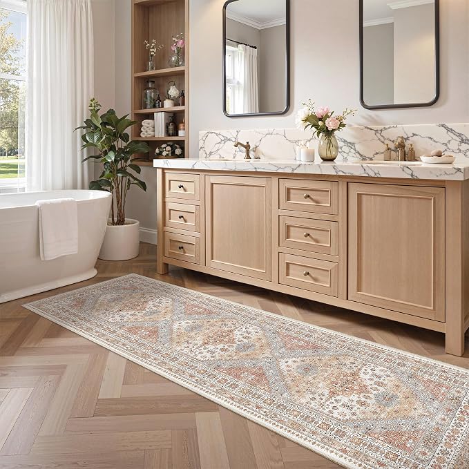 zesthome 2x7 Runner Rug Non Slip, Thin Entryway Washable Rug - Image 4