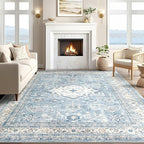 Vintage Living Room Area Rug 5x7 - Image 6