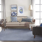 Nourison Home Nourison Essentials Blue Grey 10' x 14' Area Rug - Image 4