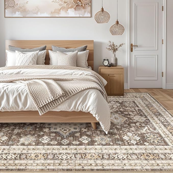 Vintage Living Room Area Rug 10x11 - Image 6