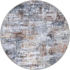 IOHOUZE Abstract Round Area Rug 8 Ft Washable Circle Rugs Large Round Rug Non - Image 10