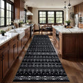 SERISSA Hallway Runner Rug, Soft Low-Pile Geometric Indoor Long Carpet by SERISSAHomeDecorCollection