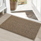 BEQHAUSE Dirt Trapper Door Mat 20" x 32", Non-Slip Washable Doormats Entrance by BEQHAUSE