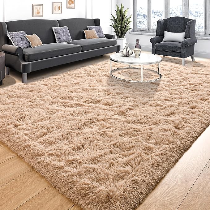 Tepook Super Soft Fluffy Rugs for Living Room, Area Rugs 8x10 for Bedroom - Image 2