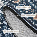 Rugflix 2x3 Small Area Rugs for Entryway, Washable Entrance Door Mat Non-Slip - Image 2