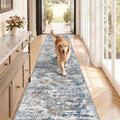Washable Carpet Runners for Hallway 12ft-Non Slip Floor Runners for Dogs by TTelephant