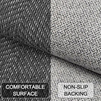 Ultra Thin Indoor Door Mat 17"x29", Washable Door Mat Indoor Entrance, Non Slip - Image 3
