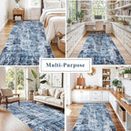 4x8 Washable Area Rug – Non-Slip Rubber Backed Indoor Rug - Image 4