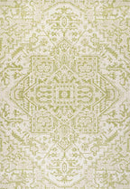 JONATHAN Y Boho Medallion Indoor Outdoor Area Rug 9X12 Cream/Green, Estrella - Image 9