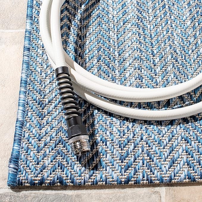 SAFAVIEH Outdoor Square Rug 10' - Image 3
