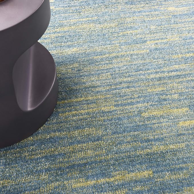 Nourison Home Nourison Essentials Blue Green 9' x Square Area Rug - Image 3