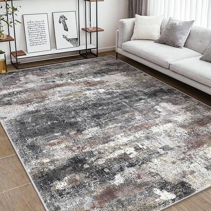 BEIMO Area Rugs 5x7 for Living Room Bedroom, Modern Abstract Machine Washable - Image 4