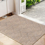 Indoor Door Mat 30"x47" Large, Low-Profile Welcome Front Door Mat Indoor by NaolotureHome