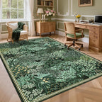 GarveeHome Forest Rug 9x12 Washable Area Rugs by GarveeHome