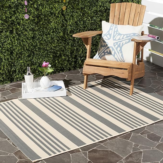 SAFAVIEH Washable Rug Outdoor Courtyard Collection - Image 2
