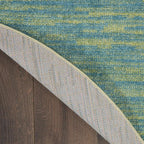 Nourison Home Nourison Essentials Blue Green 6' x Round Area Rug - Image 5