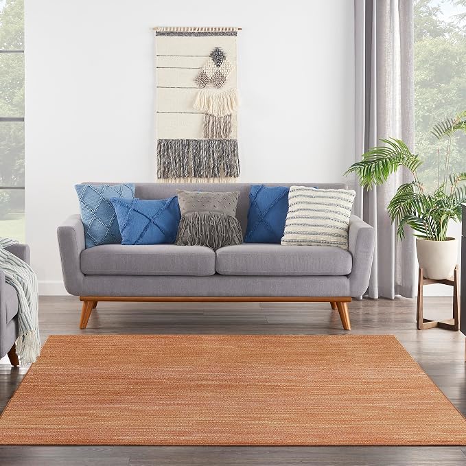 Nourison Home Nourison Essentials Rust 7' x Square Area Rug - Image 3
