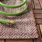 SAFAVIEH Outdoor Area Rug 6'7"x9'6" - Image 8